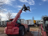 2018 MANITOU MHT790 20000 LB DIESEL PNEUMATIC TELEHANDLER 22' REACH ENCLOSED CAB WITH HEAT AND AC 6352 HOURS STOCK # BF9748879-AMAGA - United Lift Equipment LLC