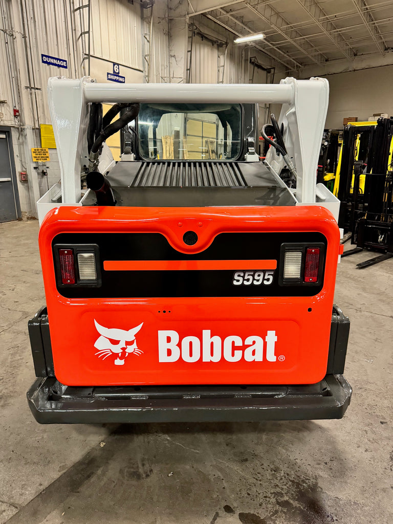 2018 BOBCAT S595 SKID STEER 2200 LB CAPACITY DIESEL PNEUMATIC TIRES
