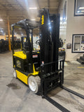 2021 YALE ERC050VGN 5000 LB 36 VOLT ELECTRIC FORKLIFT 94/219" THREE STAGE MAST SIDE SHIFTER 662 HOURS NON-MARKING TIRES STOCK # BF979149-BUF