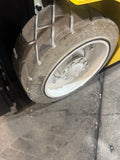 2021 YALE ERC050VGN 5000 LB 36 VOLT ELECTRIC FORKLIFT 94/219" THREE STAGE MAST SIDE SHIFTER 662 HOURS NON-MARKING TIRES STOCK # BF979149-BUF