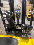 2021 YALE ERC050VGN 5000 LB 36 VOLT ELECTRIC FORKLIFT 94/219" THREE STAGE MAST SIDE SHIFTER 662 HOURS NON-MARKING TIRES STOCK # BF979149-BUF