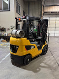 2023 CATERPILLAR 2C5000 5000 LB LP GAS FORKLIFT CUSHION 83/187" 3 STAGE MAST SIDE SHIFTER 921 HOURS STOCK # BF9114959-BUF