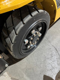 2023 CATERPILLAR 2C5000 5000 LB LP GAS FORKLIFT CUSHION 83/187" 3 STAGE MAST SIDE SHIFTER 887 HOURS STOCK # BF9114969-BUF