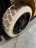 2021 CATERPILLAR/MITSUBISHI FGC25N 5000 LB LP GAS FORKLIFT CUSHION 83/187" 3 STAGE MAST SIDE SHIFTER 855 HOURS NON MARKING TIRES STOCK # BF9117849-BUF