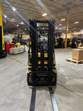 2021 CATERPILLAR/MITSUBISHI FGC25N 5000 LB LP GAS FORKLIFT CUSHION 83/187" 3 STAGE MAST SIDE SHIFTER 855 HOURS NON MARKING TIRES STOCK # BF9117849-BUF