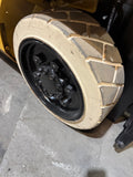 2021 CATERPILLAR/MITSUBISHI FGC25N 5000 LB LP GAS FORKLIFT CUSHION 83/187" 3 STAGE MAST SIDE SHIFTER 855 HOURS NON MARKING TIRES STOCK # BF9117849-BUF