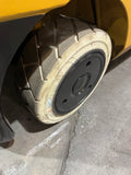 2021 CATERPILLAR/MITSUBISHI FGC25N 5000 LB LP GAS FORKLIFT CUSHION 83/187" 3 STAGE MAST SIDE SHIFTER 855 HOURS NON MARKING TIRES STOCK # BF9117849-BUF