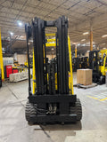 2020 HYSTER E120XN 12000 LBS 48V LITHIUM ION ELECTRIC 100/209" 3 STAGE MAST PLUMBED 4 WAYS TO CARRIAGE 1,367 HOURS STK# BF9217129-BUF