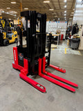 2015 RAYMOND DSX40 4000 LB ELECTRIC FORKLIFT WALKIE STACKER 72/150 3 STAGE MAST CUSHION SIDE SHIFTER 7267 HOURS STOCK # BF926629-BUF - United Lift LLC