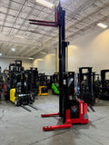 2015 RAYMOND DSX40 4000 LB ELECTRIC FORKLIFT WALKIE STACKER 72/150 3 STAGE MAST CUSHION SIDE SHIFTER 7267 HOURS STOCK # BF926629-BUF - United Lift LLC