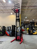 2015 RAYMOND DSX40 4000 LB ELECTRIC FORKLIFT WALKIE STACKER 72/150 3 STAGE MAST CUSHION SIDE SHIFTER 7267 HOURS STOCK # BF926629-BUF - United Lift LLC