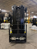2019 YALE ERC080 8000 LB CAPACITY 36 VOLT ELECTRIC FORKLIFT 100/273" QUAD MAST SIDE SHIFTING FORK POSITIONER 1597 HOURS STOCK # BF9139219-BUF - United Lift LLC