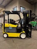 2019 YALE ERC080 8000 LB CAPACITY 36 VOLT ELECTRIC FORKLIFT 100/273" QUAD MAST SIDE SHIFTING FORK POSITIONER 1597 HOURS STOCK # BF9139219-BUF - United Lift LLC