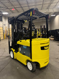 2019 YALE ERC080 8000 LB CAPACITY 36 VOLT ELECTRIC FORKLIFT 100/273" QUAD MAST SIDE SHIFTING FORK POSITIONER 1597 HOURS STOCK # BF9139219-BUF - United Lift LLC