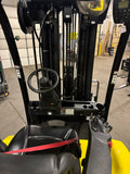 2019 YALE ERC080 8000 LB CAPACITY 36 VOLT ELECTRIC FORKLIFT 100/273" QUAD MAST SIDE SHIFTING FORK POSITIONER 1597 HOURS STOCK # BF9139219-BUF - United Lift LLC