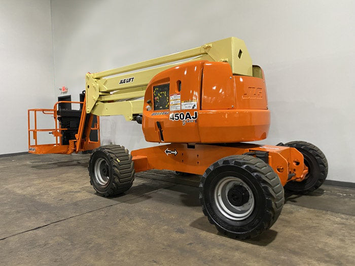 2014 JLG 450AJ ARTICULATING BOOM LIFT AERIAL LIFT WITH JIB ARM 45