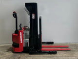 2019 RAYMOND RSS40 4000 LB ELECTRIC FORKLIFT WALKIE STACKER CUSHION 72/150" 3 STAGE MAST SIDE SHIFTER 634 HOURS STOCK # BF9118919-ARB