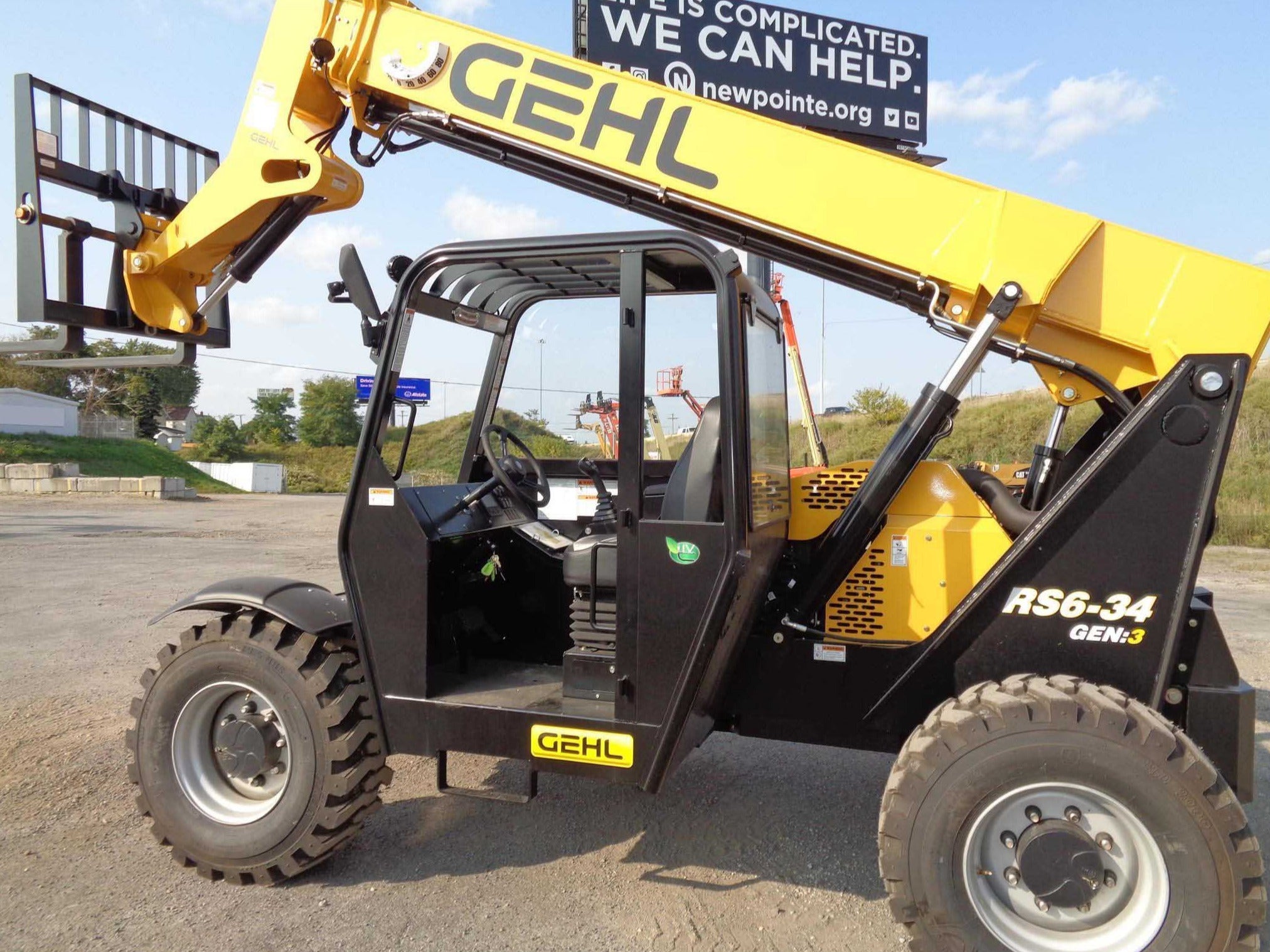 2021 GEHL RS6-34 GEN 3 6000 LB DIESEL TELESCOPIC FORKLIFT