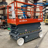2012 SKYJACK SJ4632 SCISSOR LIFT 32' REACH ELECTRIC SMOOTH CUSHION TIRES 355 HOURS STOCK # BF998529-WIB - United Lift Equipment LLC