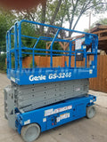 2007 GENIE GS3246 SCISSOR LIFT 32' REACH ELECTRIC SMOOTH CUSHION TIRES 365 HOURS STOCK # BF964589-WIBIL - United Lift Used & New Forklift Telehandler Scissor Lift Boomlift