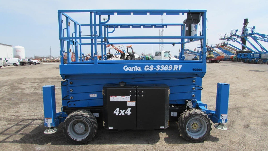 2018 GENIE GS3369RT DIESEL ROUGH TERRAIN SCISSOR LIFT 33