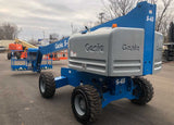 2018 GENIE S45 TELESCOPIC STRAIGHT BOOM LIFT AERIAL LIFT WITH JIB 45' REACH DIESEL 4WD 1120 HOURS STOCK # BF9549739-NLEQ - United Lift Equipment LLC