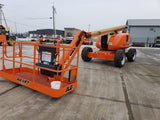 2011 JLG 600AJ ARTICULATING BOOM LIFT AERIAL LIFT WITH JIB ARM 60' REACH DIESEL 4WD WITH SKYPOWER 2650 HOURS STOCK # BF9453229-VAOH - United Lift Used & New Forklift Telehandler Scissor Lift Boomlift