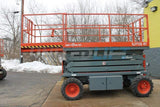 2011 SKYJACK SJ7135RT SCISSOR LIFT 35' REACH DIESEL PNEUMATIC TIRES 1438 HOURS STOCK # BF9138599-WIB - United Lift Used & New Forklift Telehandler Scissor Lift Boomlift