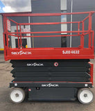 2015 SKYJACK SJ4632 SCISSOR LIFT 32' REACH ELECTRIC SMOOTH CUSHION TIRES 140 HOURS STOCK # BF9159759-NLEQ - United Lift Equipment LLC