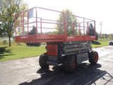 2007 SKYJACK SJ7127RT SCISSOR LIFT 27' REACH DUAL FUEL ROUGH TERRAIN TIRES 3276 HOURS STOCK # BF9102539-WIB - United Lift Used & New Forklift Telehandler Scissor Lift Boomlift