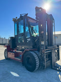 2018 TAYLOR X160 16000 LB CAPACITY DIESEL FORKLIFT DUAL DRIVE PNEUMATIC 110/132 2 STAGE MAST SIDE SHIFTER FORK POSITIONER ENCLOSED CAB 7200 HOURS STOCK # BF9791139-RIL - United Lift Equipment LLC