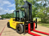 2000 HYSTER H300XL 30000 LB DIESEL FORKLIFT PNEUMATIC 144/147" 2 STAGE MAST SIDE SHIFTER ENCLOSED CAB ONLY 8391 HOURS STOCK # BF9591179-TXB - United Lift LLC