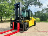 2000 HYSTER H300XL 30000 LB DIESEL FORKLIFT PNEUMATIC 144/147" 2 STAGE MAST SIDE SHIFTER ENCLOSED CAB ONLY 8391 HOURS STOCK # BF9591179-TXB - United Lift LLC