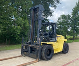 2004 HYSTER H190HD 19000 LB DIESEL FORKLIFT PNEUMATIC 164/212" 2 STAGE MAST SIDE SHIFTER 5474 HOURS STOCK # BF9591179-TXB - United Lift Equipment LLC