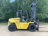 2004 HYSTER H190HD 19000 LB DIESEL FORKLIFT PNEUMATIC 164/212" 2 STAGE MAST SIDE SHIFTER 5474 HOURS STOCK # BF9591179-TXB - United Lift Equipment LLC