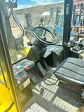 2006 HYSTER H550F 55000 LB CAPACITY DIESEL FORKLIFT PNEUMATIC 124" 2 STAGE MAST SIDE SHIFTING FORK POSITIONER DUAL DRIVE TIRES ENCLOSED CAB 3286 HOURS STOCK # BF92251149-TXB