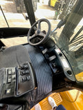 2013 YALE GDP360EC 36000 LB DIESEL FORKLIFT PNEUMATIC 162/183" 2 STAGE MAST SIDE SHIFTING FORK POSITIONER CAB WITH HEAT AND AC 7000 HOURS STOCK # BF9951179-TXB