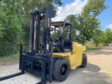 2014 HYSTER H210HD 21000 LB DIESEL FORKLIFT PNEUMATIC 144/147" 2 STAGE MAST DUAL DRIVE TIRES SIDE SHIFTING FORK POSITIONER 8314 HOURS STOCK # BF9651389-TXB - United Lift Equipment LLC