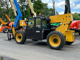 2015 CAT TL943C 9000 LB DIESEL TELESCOPIC FORKLIFT TELEHANDLER PNEUMATIC 4WD ENCLOSED CAB WITH HEAT AND AC OUTRIGGERS 3610 HOURS STOCK # BF9842359-NLE - United Lift Equipment LLC