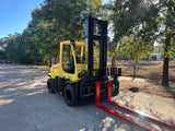2018 HYSTER H155FT 15500 LB LP GAS FORKLIFT PNEUMATIC 128/173" 2 STAGE MAST SIDE SHIFTING FORK POSITIONER 2914 HOURS STOCK # BF9526159-TXB