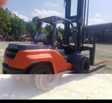 2015 TOYOTA 8FGU80 17500 LB LP GAS FORKLIFT PNEUMATIC 154/212" 2 STAGE MAST SIDE SHIFTER 4527 HOURS STOCK # BF9591139-DIENC - United Lift Equipment LLC