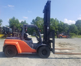2015 TOYOTA 8FGU80 17500 LB LP GAS FORKLIFT PNEUMATIC 154/212" 2 STAGE MAST SIDE SHIFTER 4527 HOURS STOCK # BF9591139-DIENC - United Lift Equipment LLC