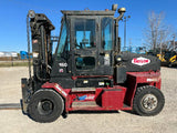 2018 TAYLOR X160 16000 LB CAPACITY DIESEL FORKLIFT DUAL DRIVE PNEUMATIC 110/132 2 STAGE MAST SIDE SHIFTER FORK POSITIONER ENCLOSED CAB 7200 HOURS STOCK # BF9791139-RIL - United Lift Equipment LLC