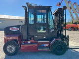 2018 TAYLOR X160 16000 LB CAPACITY DIESEL FORKLIFT DUAL DRIVE PNEUMATIC 110/132 2 STAGE MAST SIDE SHIFTER FORK POSITIONER ENCLOSED CAB 7200 HOURS STOCK # BF9791139-RIL - United Lift Equipment LLC