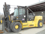 2015 HOIST P550 55000 LB DIESEL FORKLIFT PNEUMATIC 154/144" 2 STAGE MAST SIDE SHIFTING FORK POSITIONER ENCLOSED CAB ONLY 2,065 HOURS STOCK # BF91591179-DIENC - United Lift Equipment LLC