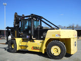 2015 HOIST P550 55000 LB DIESEL FORKLIFT PNEUMATIC 154/144" 2 STAGE MAST SIDE SHIFTING FORK POSITIONER ENCLOSED CAB ONLY 2,065 HOURS STOCK # BF91591179-DIENC - United Lift Equipment LLC