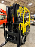 2019 HYSTER E100XN 10000 LBS ELECTRIC 94/185" 3 STAGE MAST SIDE SHIFTER ONLY 1,102 HOURS STK# BF9267129-BUF - United Lift Equipment LLC