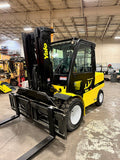 2016 YALE GDP110VX 11000 LB DIESEL FORKLIFT PNEUMATIC 94/185" 3 STAGE MAST ENCLOSED HEATED CAB 1675 HOURS STOCK # BF9349159-BUF - United Lift Equipment LLC