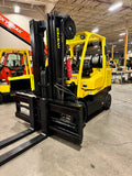 2015 HYSTER S155FT 15500 LB LP GAS FORKLIFT CUSHION 99/185" 3 STAGE MAST SIDE SHIFTING FORK POSITIONER 2746 HOURS STOCK # BF9483479-BUF - United Lift Equipment LLC