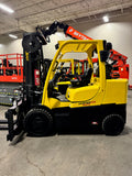 2015 HYSTER S155FT 15500 LB LP GAS FORKLIFT CUSHION 99/185" 3 STAGE MAST SIDE SHIFTING FORK POSITIONER 2746 HOURS STOCK # BF9483479-BUF - United Lift Equipment LLC